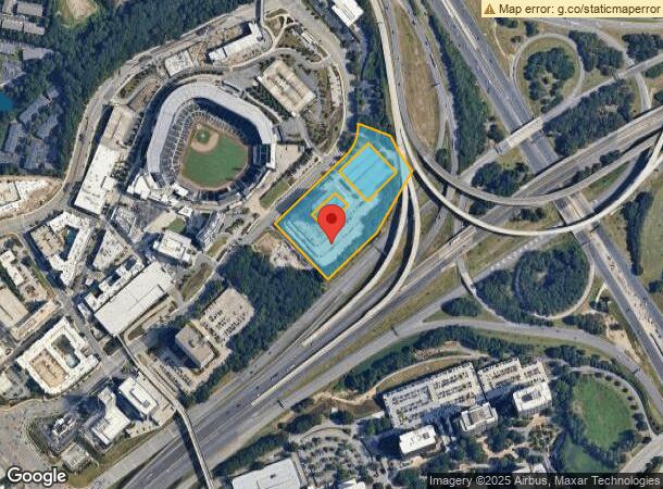  1100 Circle 75 Pky Se, Atlanta, GA Parcel Map