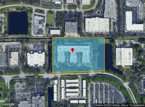  951 Broken Sound Pky Nw, Boca Raton, FL Parcel Map