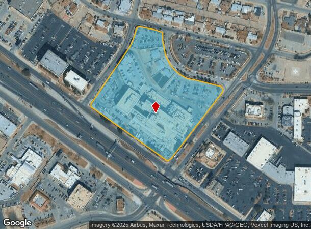  10301 Gateway Blvd W, El Paso, TX Parcel Map