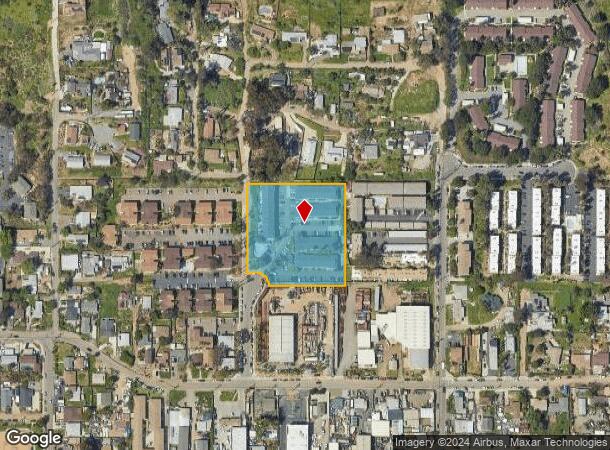  1605 Canyon Rd, Spring Valley, CA Parcel Map