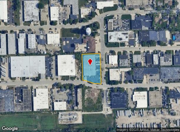  542 W Factory Rd, Addison, IL Parcel Map