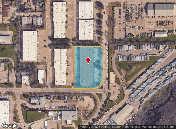 1001 N Union Bower Rd, Irving, TX Parcel Map