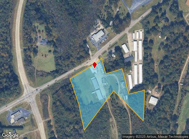  2485 W Point Rd, Lagrange, GA Parcel Map