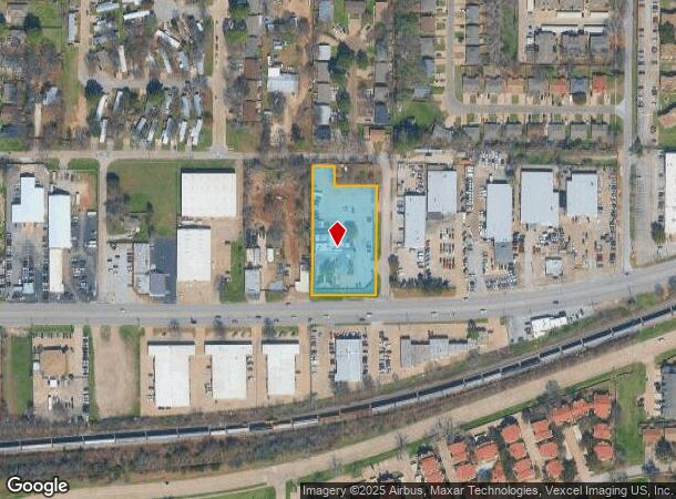  1801 W Division St, Arlington, TX Parcel Map