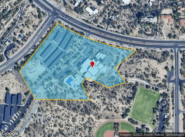  7770 N Shannon Rd, Tucson, AZ Parcel Map