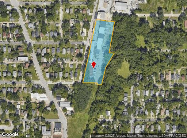  1651 N 42Nd St, Omaha, NE Parcel Map