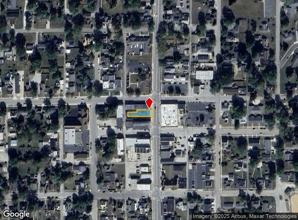  107 N Jefferson St, Ossian, IN Parcel Map