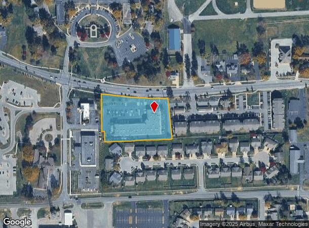 1047 W Jefferson St, Franklin, IN Parcel Map