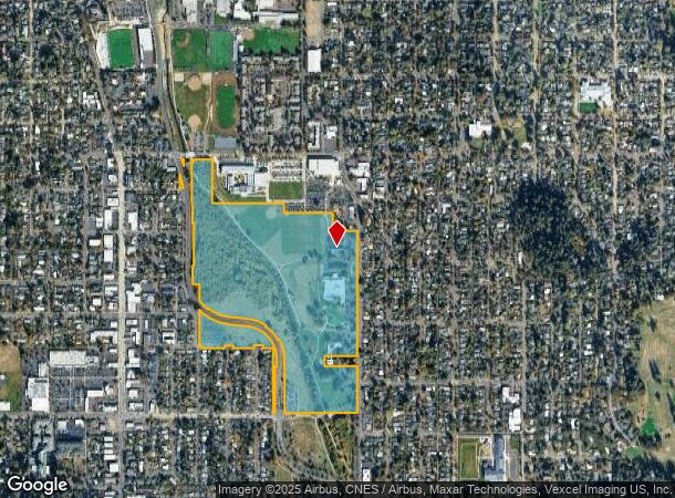 2580 Hilyard St, Eugene, OR Parcel Map