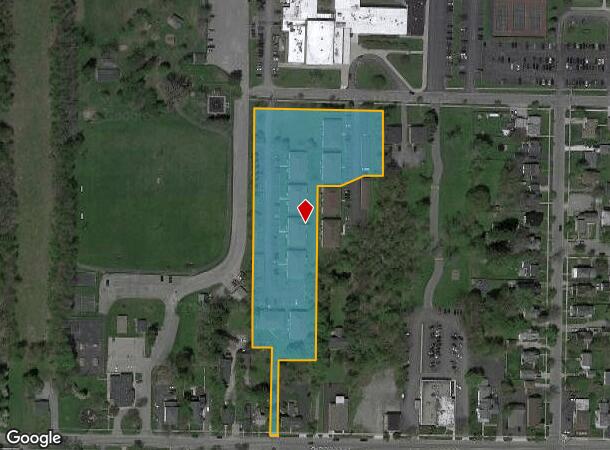  13155 Park St, Alden, NY Parcel Map