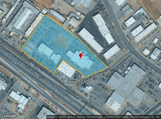  11165 Gateway Blvd W, El Paso, TX Parcel Map