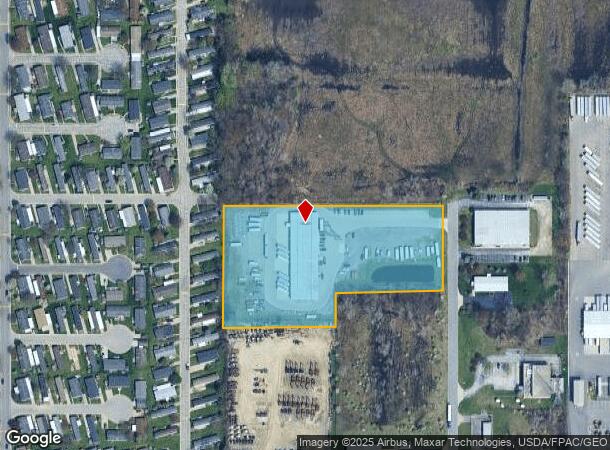 744 Capital Commons Dr, Toledo, OH Parcel Map