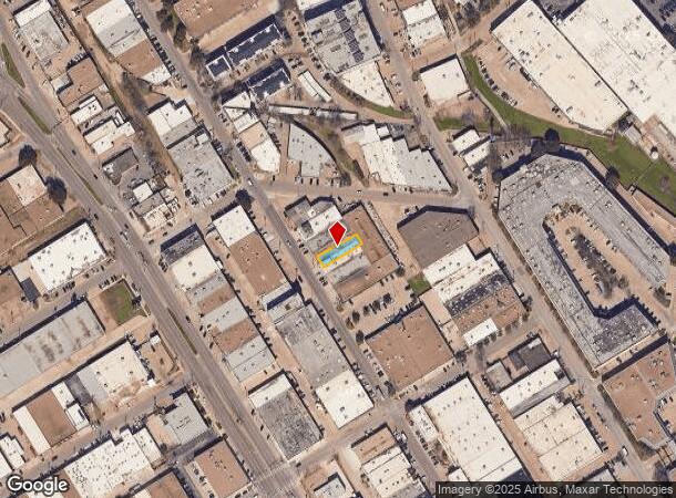 1304 Dragon St, Dallas, TX Parcel Map