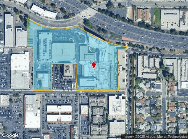 18321 Clark St, Tarzana, CA Parcel Map