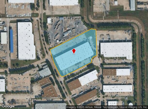 16580 Air Center Blvd, Houston, TX Parcel Map