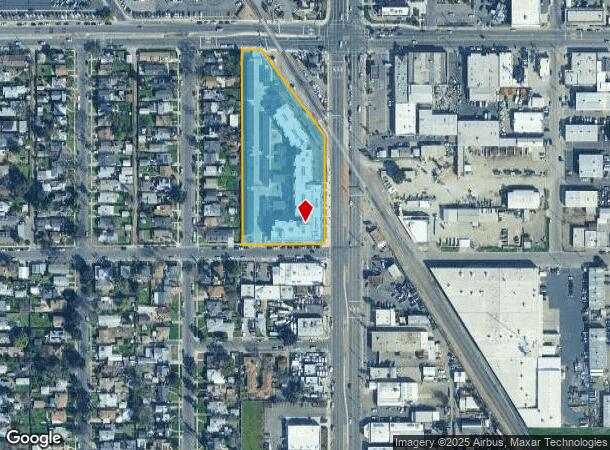  1505 N Blackstone Ave, Fresno, CA Parcel Map