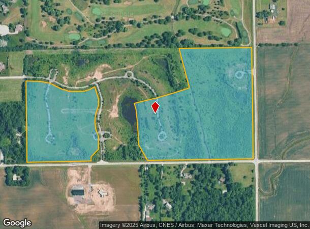 S Mulligan Dr, Monee, IL Parcel Map