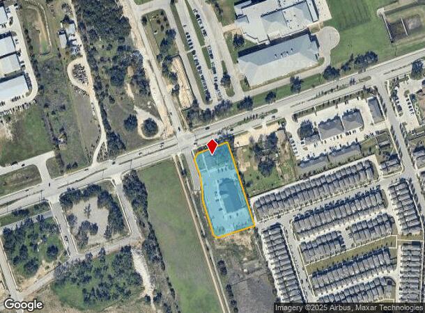 1660 Raider Way, Leander, TX Parcel Map
