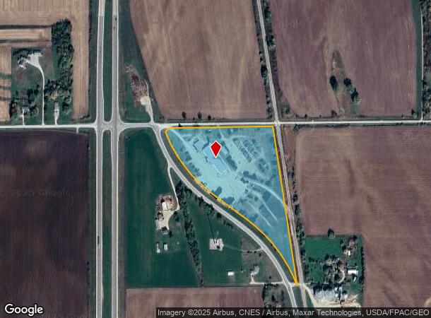 1307 Badger Ave, Plainfield, IA Parcel Map