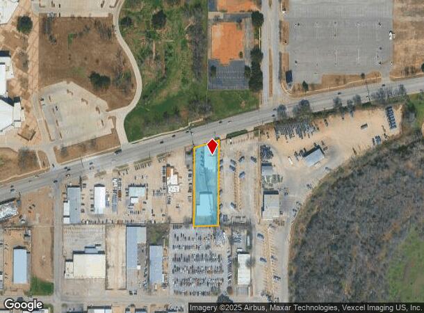 1206 E Division St, Arlington, TX Parcel Map