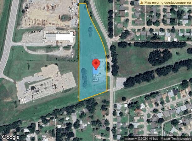  1400 N Ash St, Ponca City, OK Parcel Map