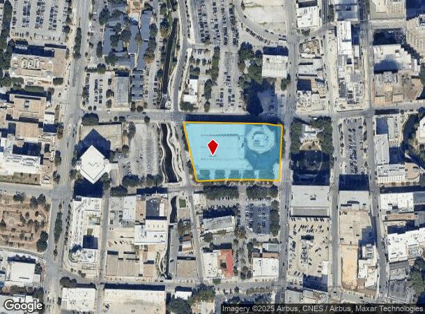  111 W Houston St, San Antonio, TX Parcel Map