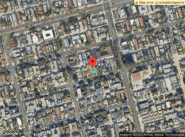  1536 Reed Ave, San Diego, CA Parcel Map