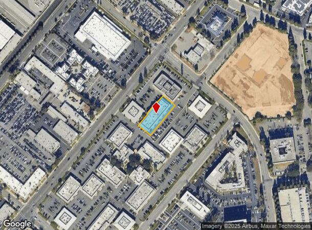  4120 Birch St, Newport Beach, CA Parcel Map