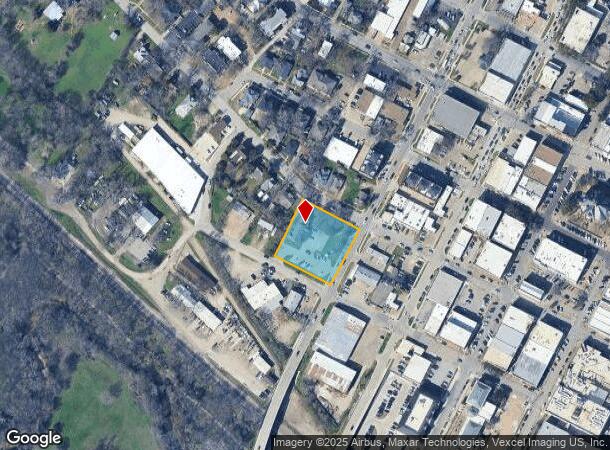 407 W Jefferson St, Waxahachie, TX Parcel Map