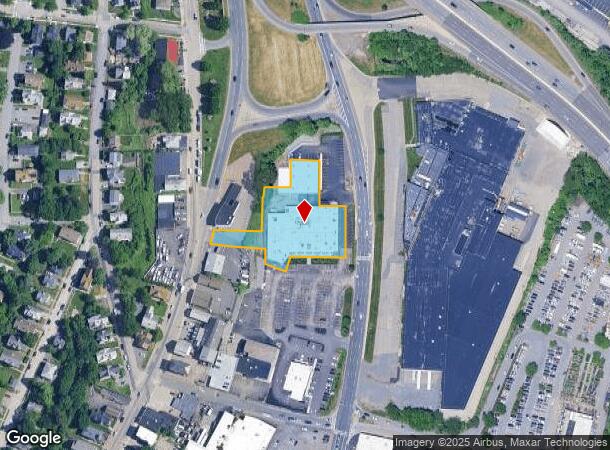  129 Gold Star Blvd, Worcester, MA Parcel Map