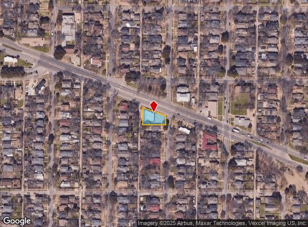  1510 W Jefferson Blvd, Dallas, TX Parcel Map