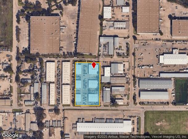  2261 Crown Rd, Dallas, TX Parcel Map