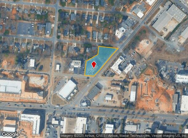  2300 W Morehead St, Charlotte, NC Parcel Map