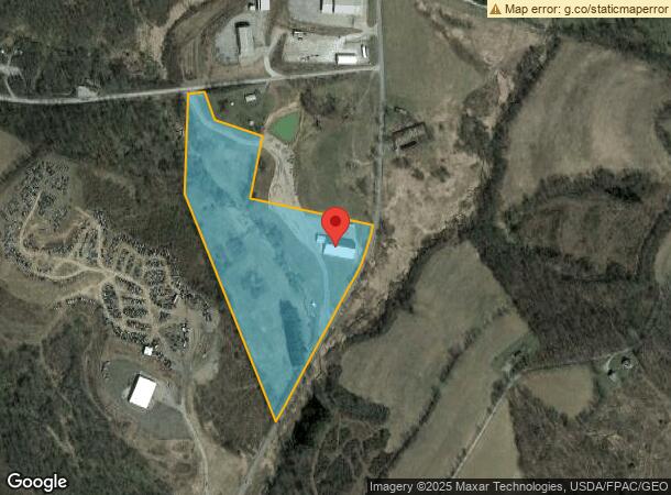  851 Old Brick Rd, West Alexander, PA Parcel Map