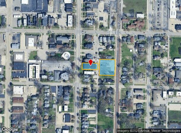  828 S 2Nd St, Springfield, IL Parcel Map