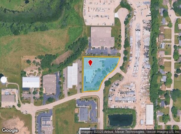  1201 Adams Dr, Mchenry, IL Parcel Map