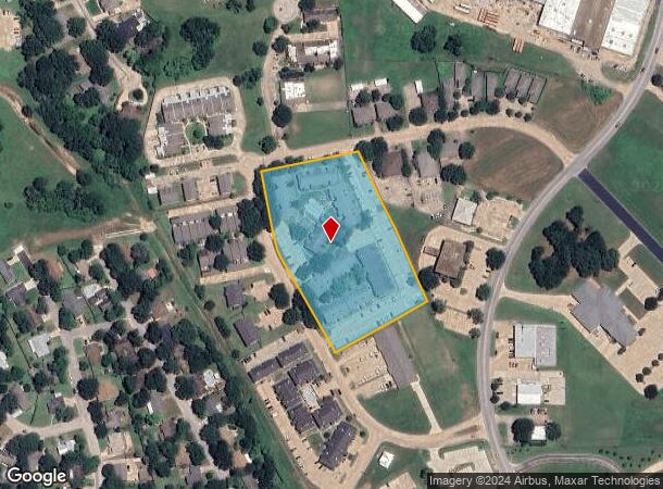  2401 Stone Hollow Dr, Brenham, TX Parcel Map