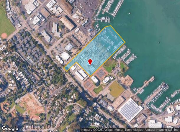 2350 Marinship Way, Sausalito, CA Parcel Map