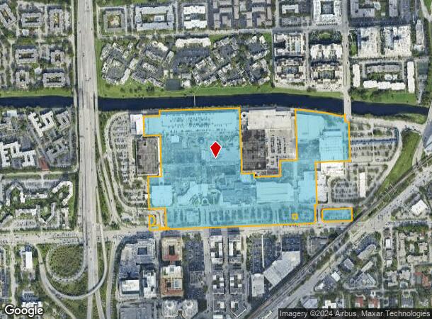  7535 N Kendall Dr, Miami, FL Parcel Map