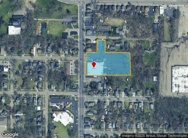 1601 S Burdick St, Kalamazoo, MI Parcel Map