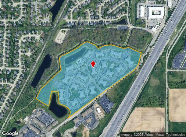 10950 Lantern Woods Blvd, Fishers, IN Parcel Map