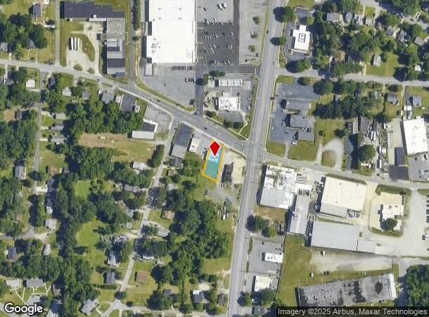  603 Burton Ave, High Point, NC Parcel Map