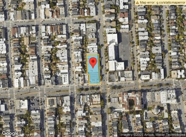  3700 Geary Blvd, San Francisco, CA Parcel Map