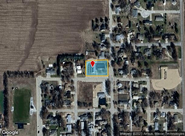  381 N H St, Hampton, NE Parcel Map