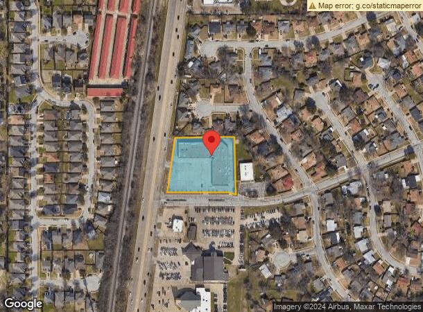  6900 Denton Hwy, Watauga, TX Parcel Map