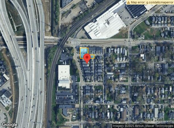  985 Dorman St, Indianapolis, IN Parcel Map