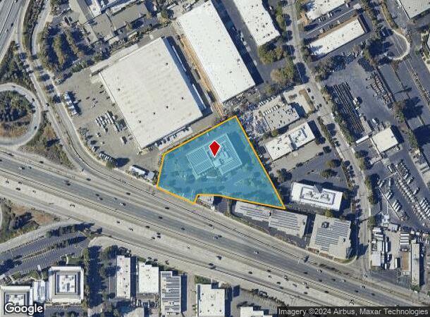  2055 Laurelwood Rd, Santa Clara, CA Parcel Map