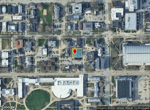 1103 Euclid St, Champaign, IL Parcel Map