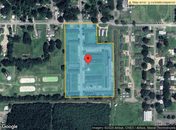  821 S Beulah St, Eunice, LA Parcel Map