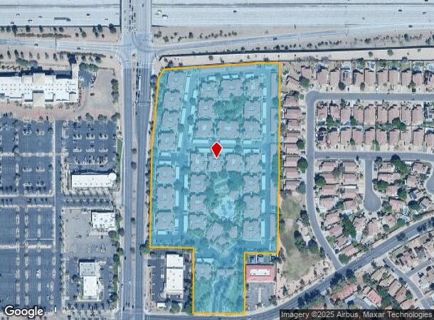  3636 E Inverness Ave, Mesa, AZ Parcel Map